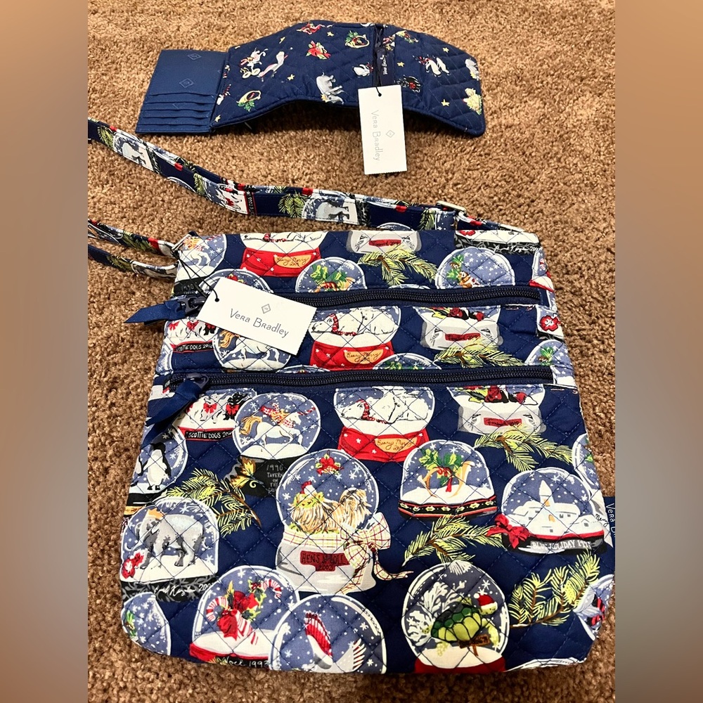 Vera Bradley Snow Globe Purse&Wallet